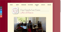 Desktop Screenshot of casacornelia.org