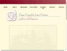 Tablet Screenshot of casacornelia.org